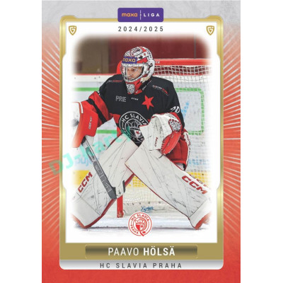 2024/25 Goal Cards Maxa liga 1. série #SLA-02 Paavo Hölsä Parallel 1of40