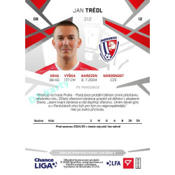 2024/25 Sportzoo Chance Liga 2. série #312 Jan Trédl