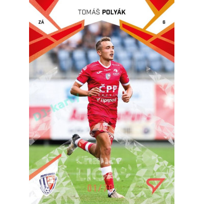 2024/25 Sportzoo Chance Liga 2. série #314 Tomáš Polyák Copper Diamond xx/70