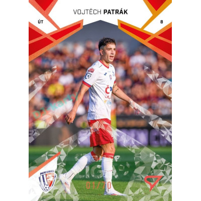 2024/25 Sportzoo Chance Liga 2. série #320 Vojtěch Patrák Aurora Spark Copper Diamond xx/70