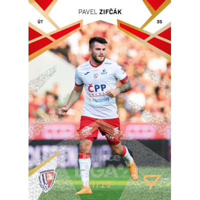 2024/25 Sportzoo Chance Liga 2. série #322 Pavel Zifčák Gold Glitter xx/25