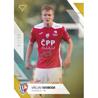 2022/23 Sportzoo Fortuna Liga 2. série #321 Václav Svoboda Gold xx/99