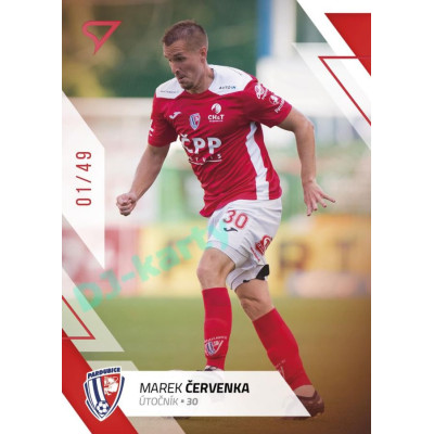 2022/23 Sportzoo Fortuna Liga 2. série #325 Marek Červenka Red xx/49
