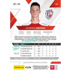 2022/23 Sportzoo Fortuna Liga 1. série #132 Dominik Janošek