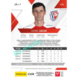 2022/23 Sportzoo Fortuna Liga 1. série #136 Kamil Vacek