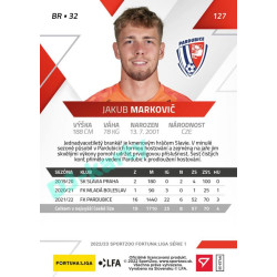 2022/23 Sportzoo Fortuna Liga 1. série #127 Jakub Markovič
