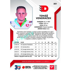 2022/23 Sportzoo ELH 2. série #301 Tomáš Vondráček