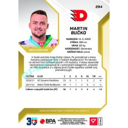 2022/23 Sportzoo ELH 2. série #294 Martin Bučko Gold xx/19