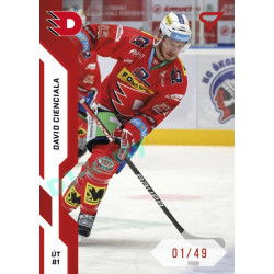 2022/23 Sportzoo ELH 1. série #097 David Cienciala Red xx/49