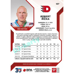 2022/23 Sportzoo ELH 1. série #107 Robert Říčka Red xx/49