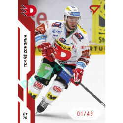 2022/23 Sportzoo ELH 1. série #108 Tomáš Zohorna Red xx/49