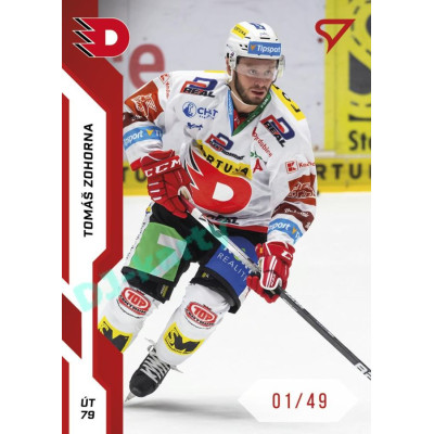 2022/23 Sportzoo ELH 1. série #108 Tomáš Zohorna Red xx/49