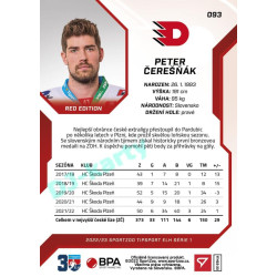 2022/23 Sportzoo ELH 1. série #093 Peter Čerešňák Red xx/49