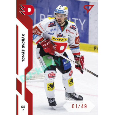 2022/23 Sportzoo ELH 1. série #094 Tomáš Dvořák Red xx/49
