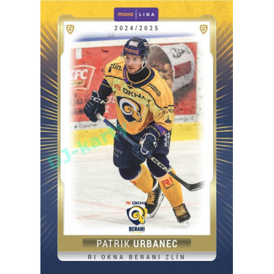 2024/25 Goal Cards Maxa liga 1. série #ZLI-06 Patrik Urbanec Parallel 1of40