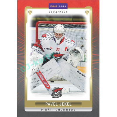 2024/25 Goal Cards Maxa liga 1. série #CHOM-01 Pavel Jekel Parallel 1of15
