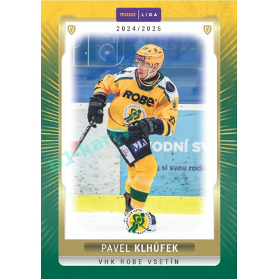 2024/25 Goal Cards Maxa liga 1. série #VSE-13 Pavel Klhůfek Parallel 1of40