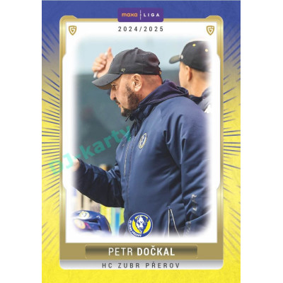 2024/25 Goal Cards Maxa liga 1. série #PRE-25 Petr Dočkal Parallel 1of40