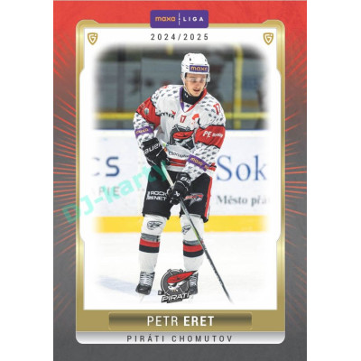 2024/25 Goal Cards Maxa liga 1. série #CHOM-15 Petr Eret Parallel 1of40