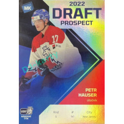 2021/22 MK reprezentace #DP-6 Petr Hauser Draft Prospects 1 of 100