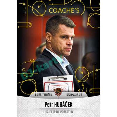2022/23 Goal Cards Chance Liga 1. série #07 Petr Hubáček Coach´s