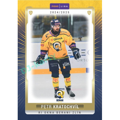 2024/25 Goal Cards Maxa liga 1. série #ZLI-24 Petr Kratochvíl Parallel 1of15