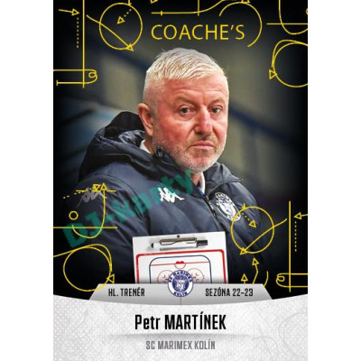 2022/23 Goal Cards Chance Liga 1. série #15 Petr Martínek Coach´s
