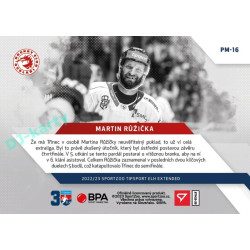 2022/23 Sportzoo ELH Extended #PM-16 Martin Růžička Play Off Moments