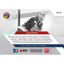 2022/23 Sportzoo ELH Extended #PM-19 Aleš Stezka Play Off Moments
