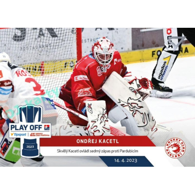2022/23 Sportzoo ELH Extended #PM-21 Ondřej Kacetl Play Off Moments
