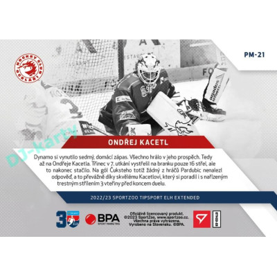 2022/23 Sportzoo ELH Extended #PM-21 Ondřej Kacetl Play Off Moments