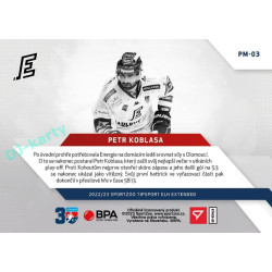 2022/23 Sportzoo ELH Extended #PM-03 Petr Koblasa Play Off Moments