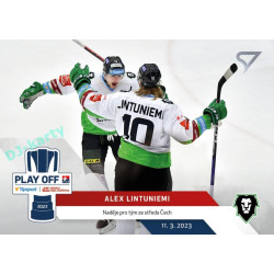 2022/23 Sportzoo ELH Extended #PM-04 Alex Lintuniemi Play Off Moments