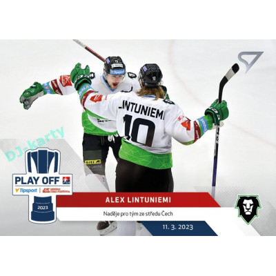 2022/23 Sportzoo ELH Extended #PM-04 Alex Lintuniemi Play Off Moments