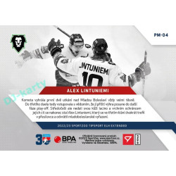 2022/23 Sportzoo ELH Extended #PM-04 Alex Lintuniemi Play Off Moments