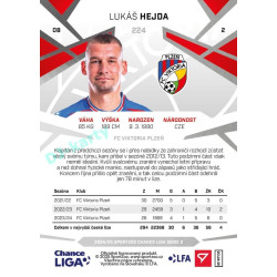 2024/25 Sportzoo Chance Liga 2. série #224 Lukáš Hejda