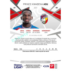 2024/25 Sportzoo Chance Liga 2. série #231 Prince Kwabena Adu