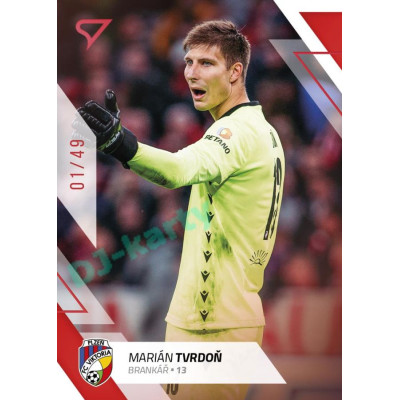 2022/23 Sportzoo Fortuna Liga 2. série #199 Marián Tvrdoň Red xx/49