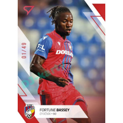 2022/23 Sportzoo Fortuna Liga 2. série #207 Fortune Bassey Red xx/49