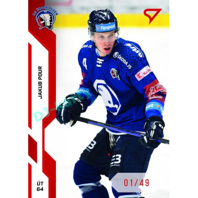 2022/23 Sportzoo ELH 2. série #320 Jakub Pour Red xx/49