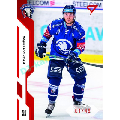 2022/23 Sportzoo ELH 2. série #315 David Kvasnička Red xx/49