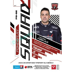 2024/25 Sportzoo ELH 2. serie #PS-52 Patrik Miškář Powerplay Squad