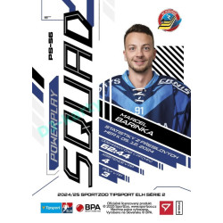 2024/25 Sportzoo ELH 2. serie #PS-56 Marcel Barinka Powerplay Squad