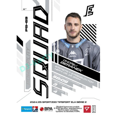 2024/25 Sportzoo ELH 2. serie #PS-69 Ondřej Beránek Powerplay Squad