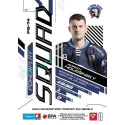 2024/25 Sportzoo ELH 2. serie #PS-74 Adrián Holešinský Powerplay Squad