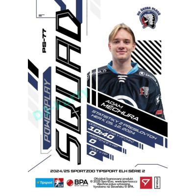 2024/25 Sportzoo ELH 2. serie #PS-77 Adam Měchura Powerplay Squad