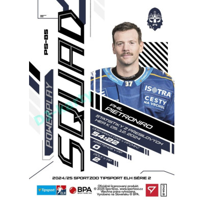 2024/25 Sportzoo ELH 2. serie #PS-85 Phil Pietroniro Powerplay Squad