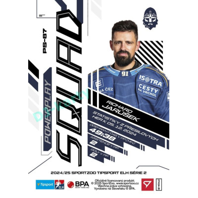 2024/25 Sportzoo ELH 2. serie #PS-87 Richard Jarůšek Powerplay Squad