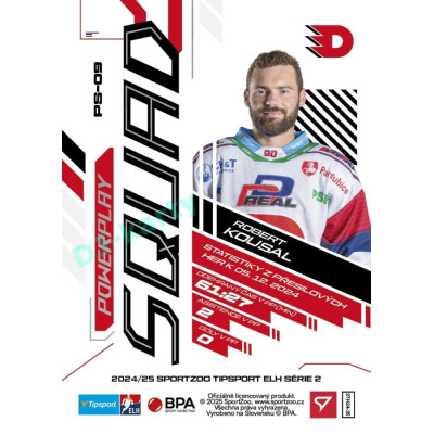 2024/25 Sportzoo ELH 2. serie #PS-09 Robert Kousal Powerplay Squad