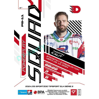 2024/25 Sportzoo ELH 2. serie #PS-11 Martin Kaut Powerplay Squad